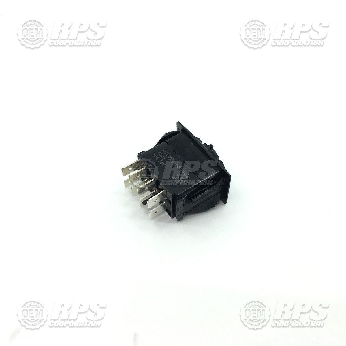 FactoryCat/Tomcat 260-2340, Switch,Rocker,Black,DPDT ON-ON
