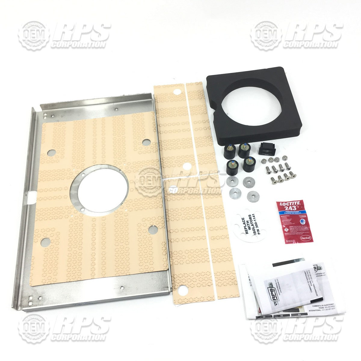 FactoryCat/Tomcat 264-4024D, Kit, Deck, Square Head, SS, 24"