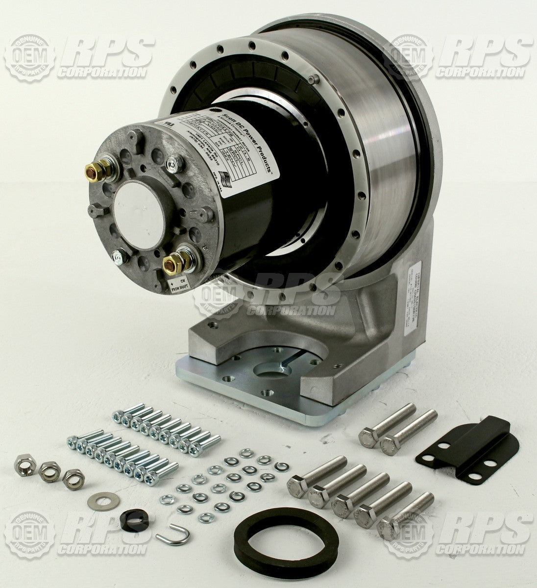 FactoryCat/Tomcat 290-7310D, Drive,Front Wheel,12",24V w/o Tire w/Pivot Plate