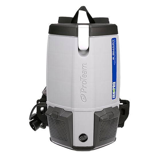 Proteam Jan-Pro 6 Super Coach Pro 6, Backpack Vacuum, 6QT, 11.6lbs, Electric, With Tools, HEPA, 3 Year Warranty, 107620