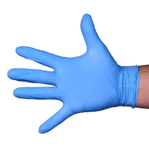INDBLN4MD, INDIVIDUAL Blue Nitrile Examination Gloves, 4 MIL, Medium, 10/100, 1000 Count