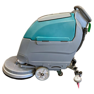 Walk Behind Floor Scrubber, 20", 12.5 Gallon, Battery, Pad Assist, Disk, 2/2/1 Warranty