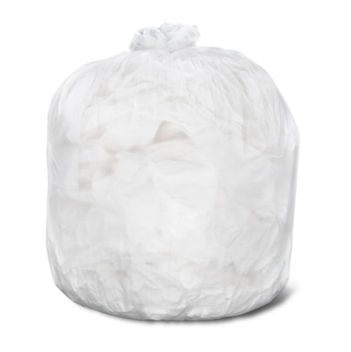 KleenLine Can Liner 40x48 16 MIC Clear, 40-45 Gallon Capacity, 10 rolls of 25 liners, 250 Count