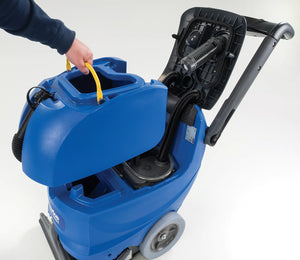 Clarke EX40 16ST & 18LX, Carpet Extractor, 9 or 12 Gallon, 16 or 18", Pull Back or Forward/Reverse, 3 Year Warranty