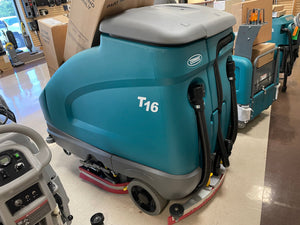Tennant T16, Floor Scrubber, 36", 60 Gallons, Cylindrical, Battery, Ride On