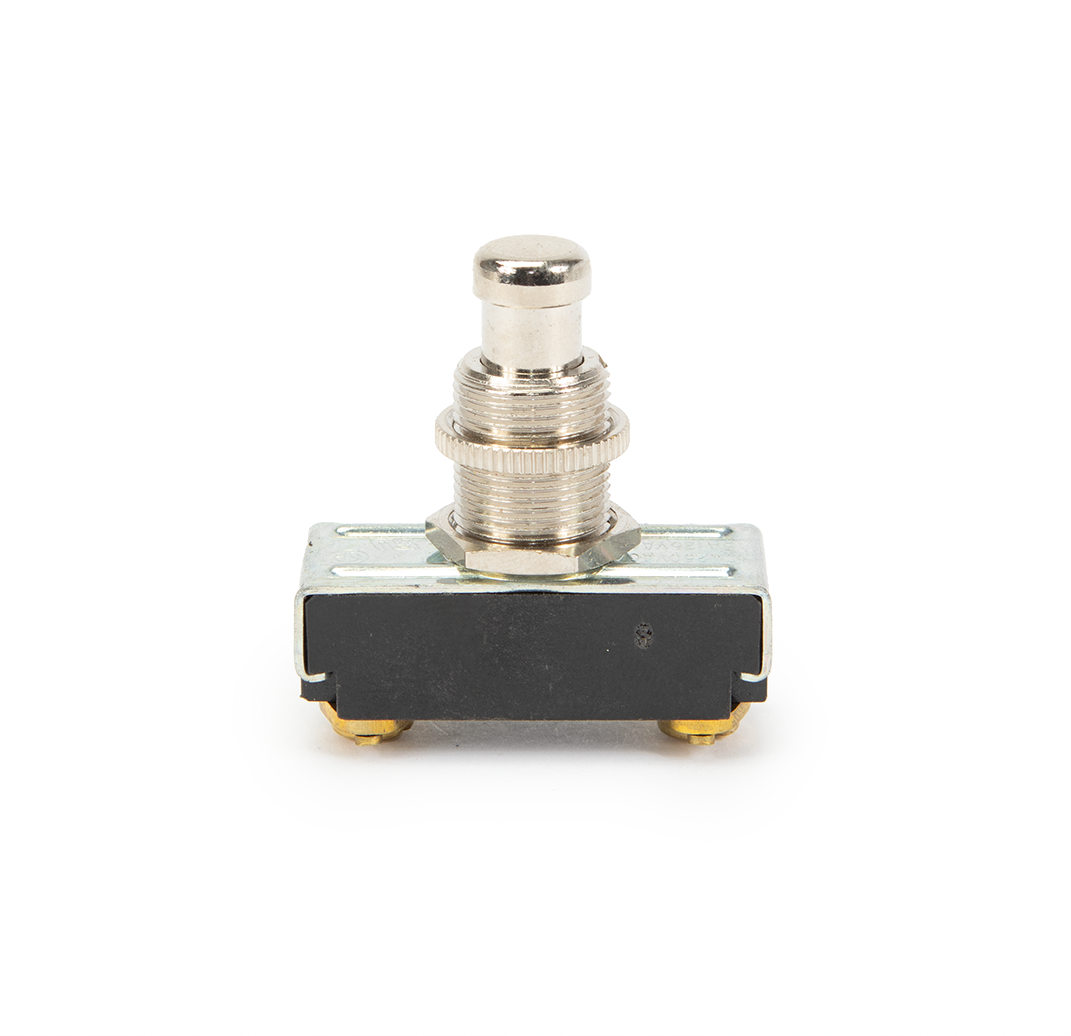 Push Button Toggle Switch, SPST, 15A/125V AC