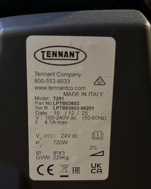 Tennant T291, Walk Behind Floor Scrubber, 20", 13.2 Gallon, Battery, Pad Assist, Battery, Disk, 1 Year Warranty, Year End Sale
