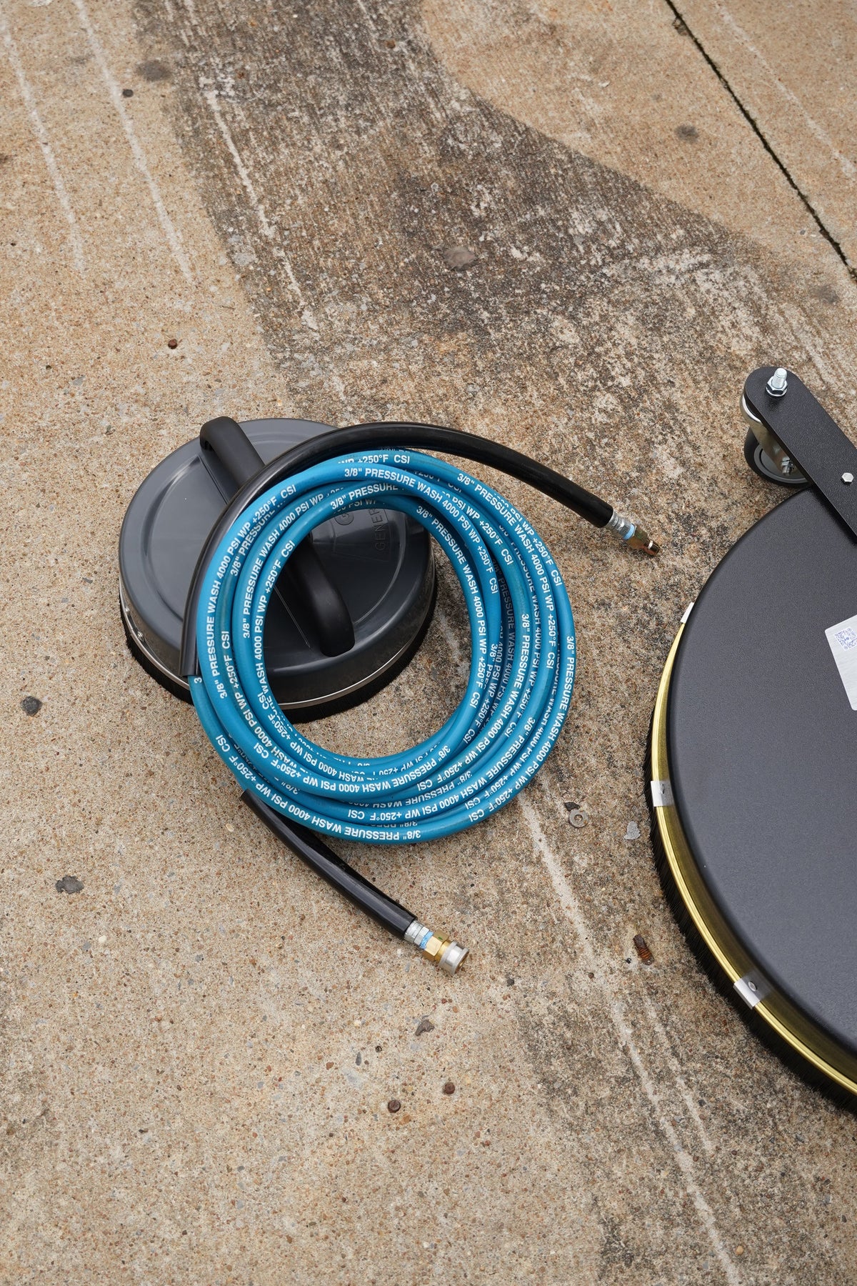 A+ Non-Marking Pressure Washer Hoses with Quick Coupler Swivel End, Blue