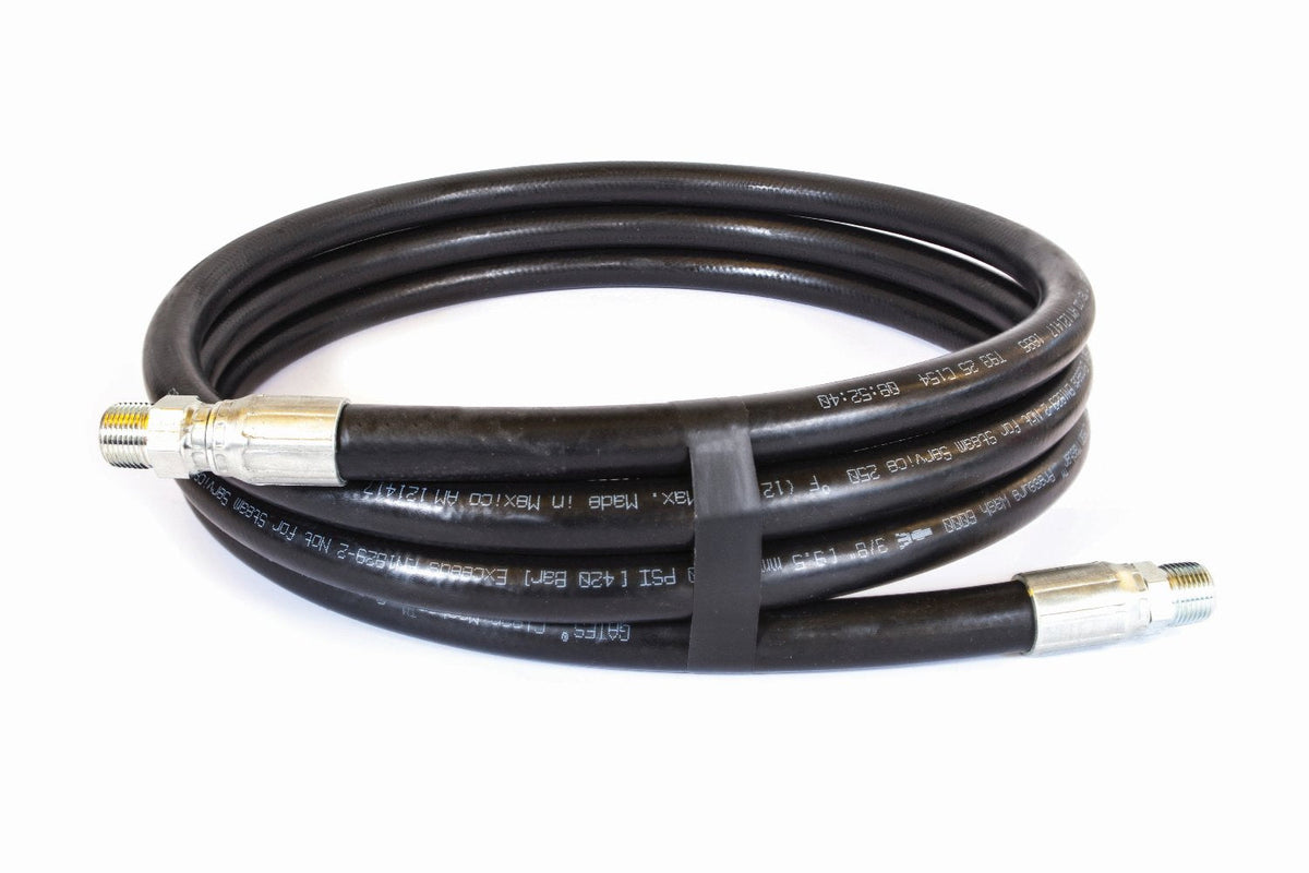 Coiled Black Connector Hose