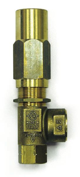 Pressure Relief Valve - VS 200 / 180, High PSI