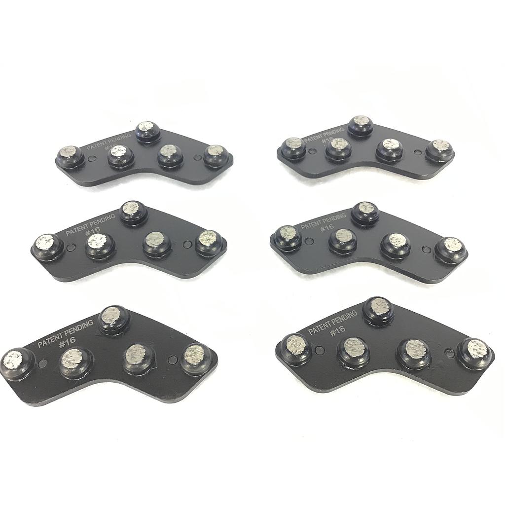 Onyx DRSM5M016 Durametal 5 Seg Metal Bond Diamond - 16 Grit, 6pk OEM Part