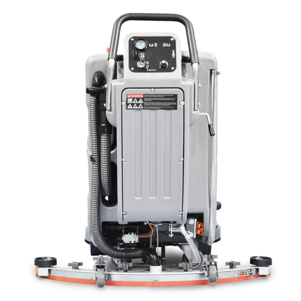 Onyx DX26C, Floor Sweeper-Scrubber, 26", 17 Gallon, Battery, Self Propel, Cylindrical, 3 Year Warranty