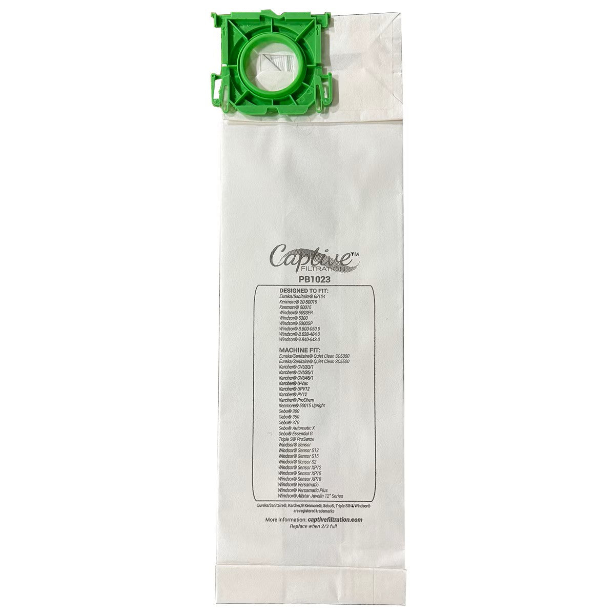 Aftermarket Karcher Windsor 86284840 | Vacuum Bags | 10pk