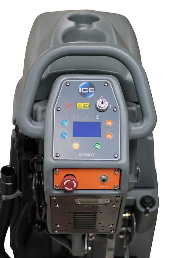 ICE i20NBT, Walk Behind Floor Scrubber, 20", 15 Gallon, Battery, Self Propel, Disk, 5 Year Warranty