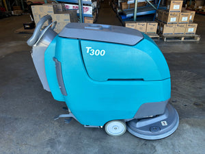 Refurbished Tennant T300, 20" Walk Behind Disk Floor Scrubber, Battery, Self Propel, 3/1/1 Warranty, Quick Ship