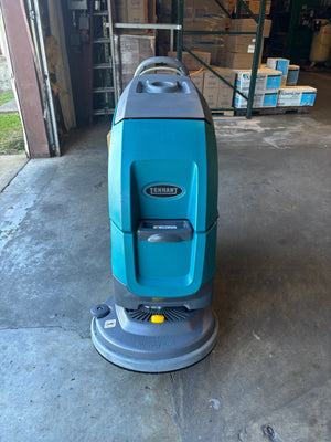 Refurbished Tennant T300, 20" Walk Behind Disk Floor Scrubber, Battery, Self Propel, 3/1/1 Warranty, Quick Ship