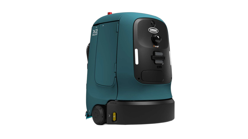 X2 Rovr, Tennant X2 Rovr, Robotic Walk Behind Floor Scrubber, 16", 3 Gallon, Dual Disk, Lithium, Docking Station Included