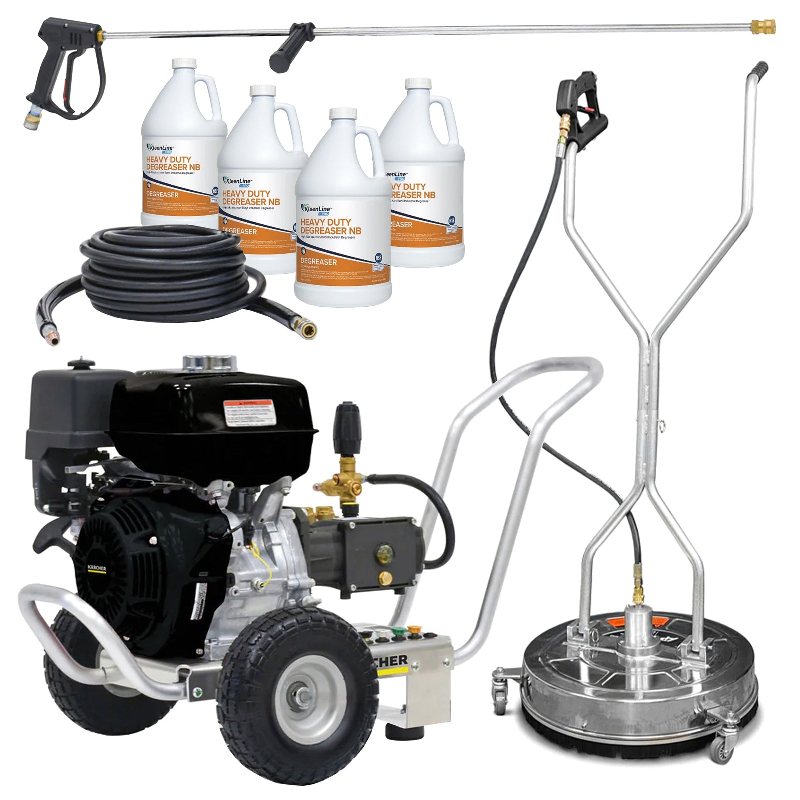 Karcher Teton HD Pressure Washing Kit with 21” Surface Cleaner & Degreaser