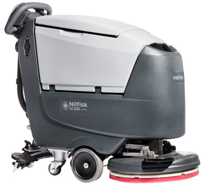 Advance SC500, Walk Behind Floor Scrubber, 20", 12 Gallon, Battery, Self Propel, Disk or Rev (Orbital), 3 Year Warranty