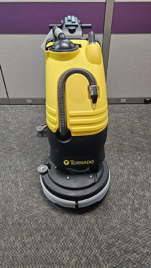 TS120-S45-UC | Demo Unit | Tornado BD 20/11L | Floor Scrubber | 20" | 11 Gallon | Battery | Pad Assist | Disk | 4 Year Warranty