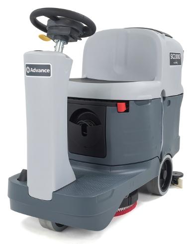 56394693, Advance SC2000 20D, Rider Floor Scrubber, 20", 18.5 Gallon,  Lithium, Disk, 3 Year Warranty