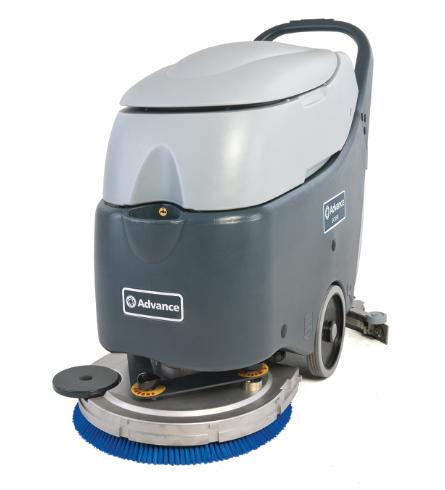 Advance SC450, Walk Behind Floor Scrubber, 20", 10.5 Gallon, Battery, Pad Assist, Disk, 3 Year Warranty