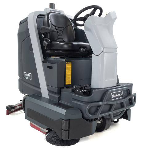 Nilfisk SC6000, Rider Floor Scrubber, 34", 50 Gallon, Disc, Battery, 3 Year Warranty