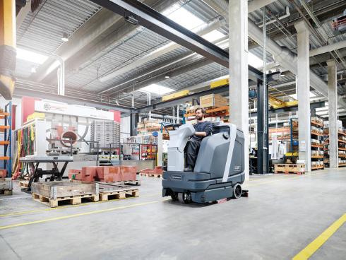 Nilfisk SC6000, Rider Floor Scrubber, 34", 50 Gallon, Disc, Battery, 3 Year Warranty