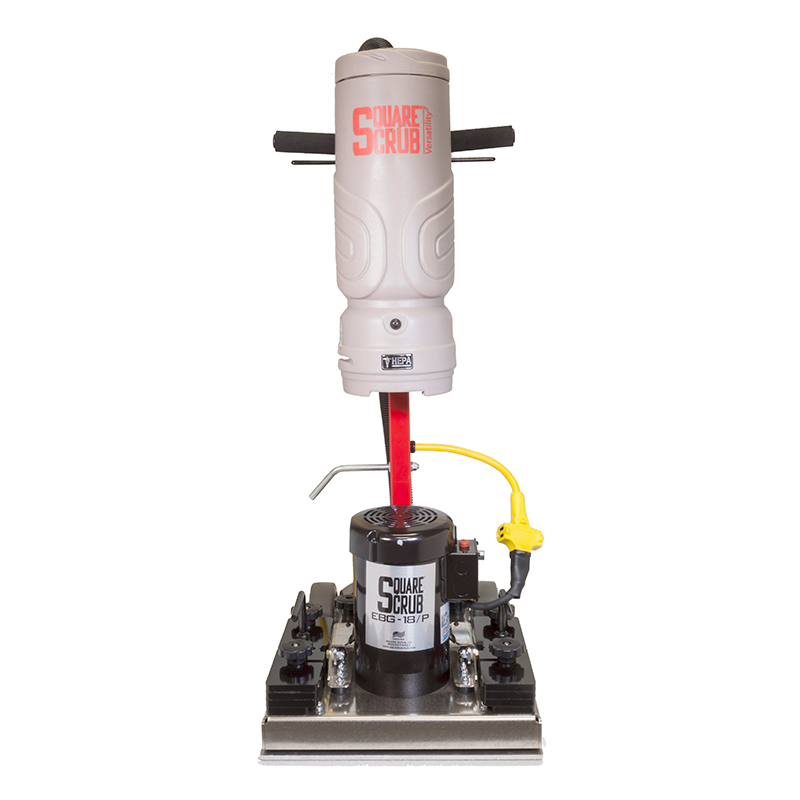 Square Scrub PIVOT, 18" Orbital Floor Machine, 1.5 HP, 3 Year Warranty