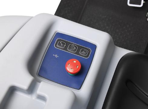 Advance SW5500, Rider Floor Sweeper, 60", 40 Gallon, Battery, 3 Year Warranty