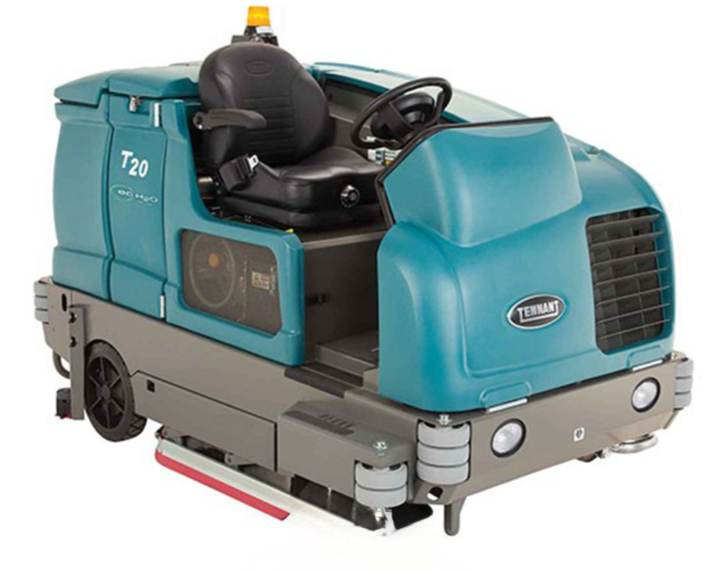 Refurbished | Tennant T20 | Floor Sweeper-Scrubber | 40" | 80 Gallon | Ride On | Propane | Cylindrical | 2020