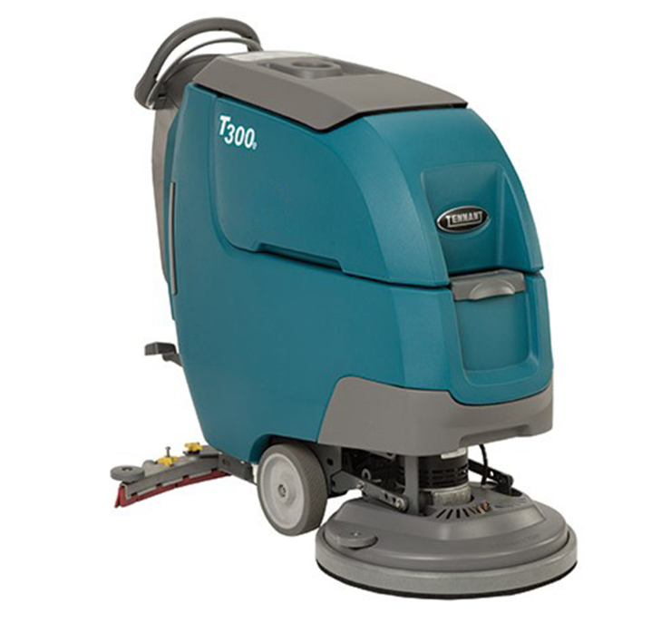 Tennant T300e walk-behind disk floor scrubber