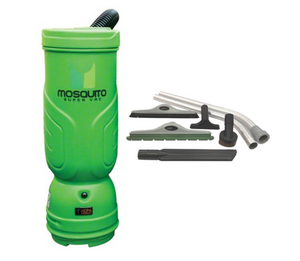 Mosquito Super-HEPA, Backpack Vacuum, 6QT  or 10QT, Green or Red, With or Without Tool Kit, 7 Year Warranty