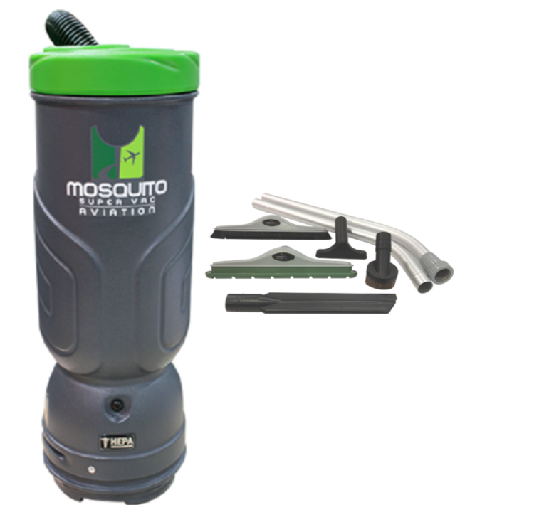 Mosquito Aviation-HEPA, Backpack Vacuum, 6QT or 10QT, Tool Kit, 7 Year Warranty