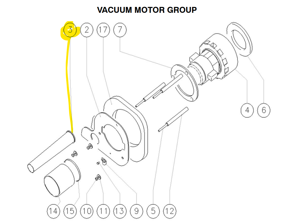 Tennant 897134, Tube