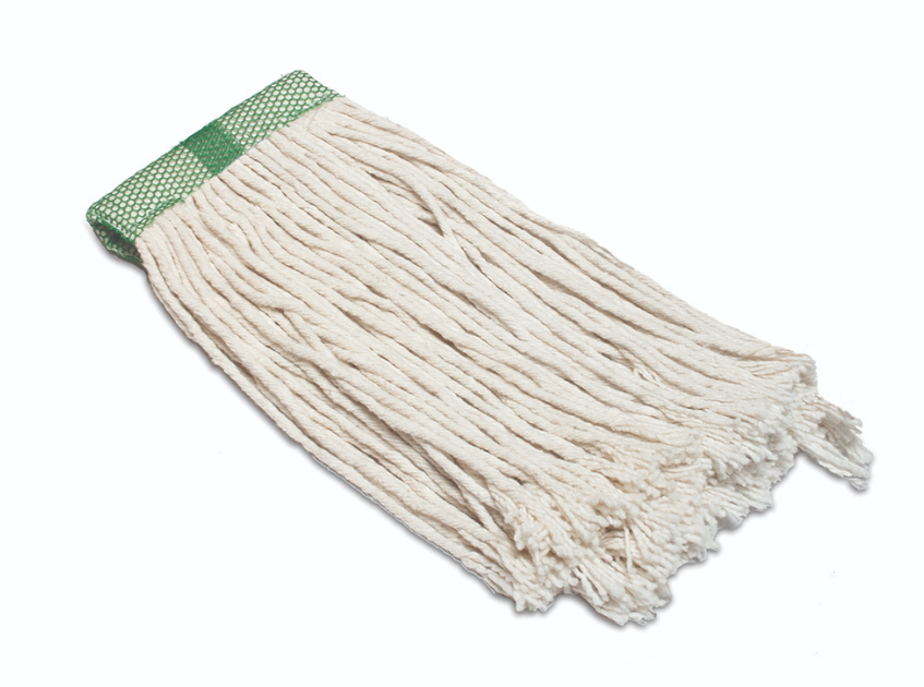 Cut-End Blend Mop, 5" Band, 14oz, 24 Per Case