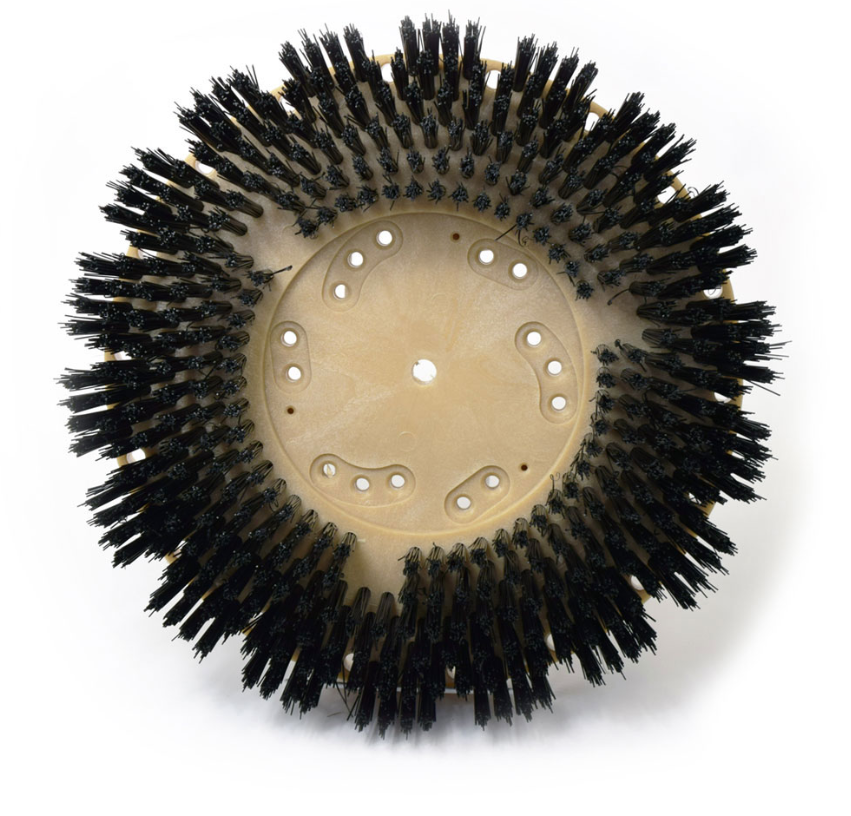Malish Poly TUFF-BLOCK® Showerfeed Brushes, 13", 17" and 20" Floor Buffers, Riser and NP9200 Clutch Plate Included