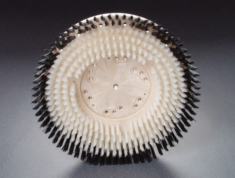 Malish TUFF-BLOCK® Nylon Carpet Shampoo Brushes, 13", 17" and 20" Floor Buffers, Riser and NP9200 Clutch Plate Included