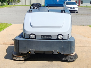 Refurbished, Advance SW8000, Floor Sweeper, 77", 105 Gallon Hopper, Ride On, Propane, Dual Side Brushes, 2020