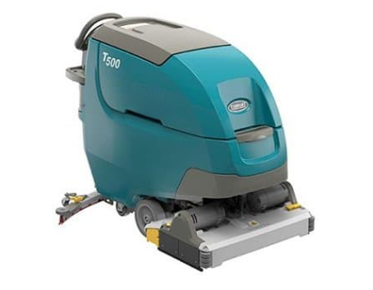 Tennant T500, Floor Sweeper-Scrubber, 28", 22.5 Gallon, Battery, Self Propel, Cylindrical, 3 Year Warranty
