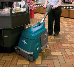 Tennant T1, Floor Sweeper-Scrubber, 15", 2.5-3 Gallon, Electric or Battery, Cylindrical, 3 Year Warranty