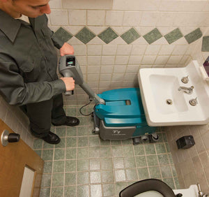 Tennant T1, Floor Sweeper-Scrubber, 15", 2.5-3 Gallon, Electric or Battery, Cylindrical, 3 Year Warranty