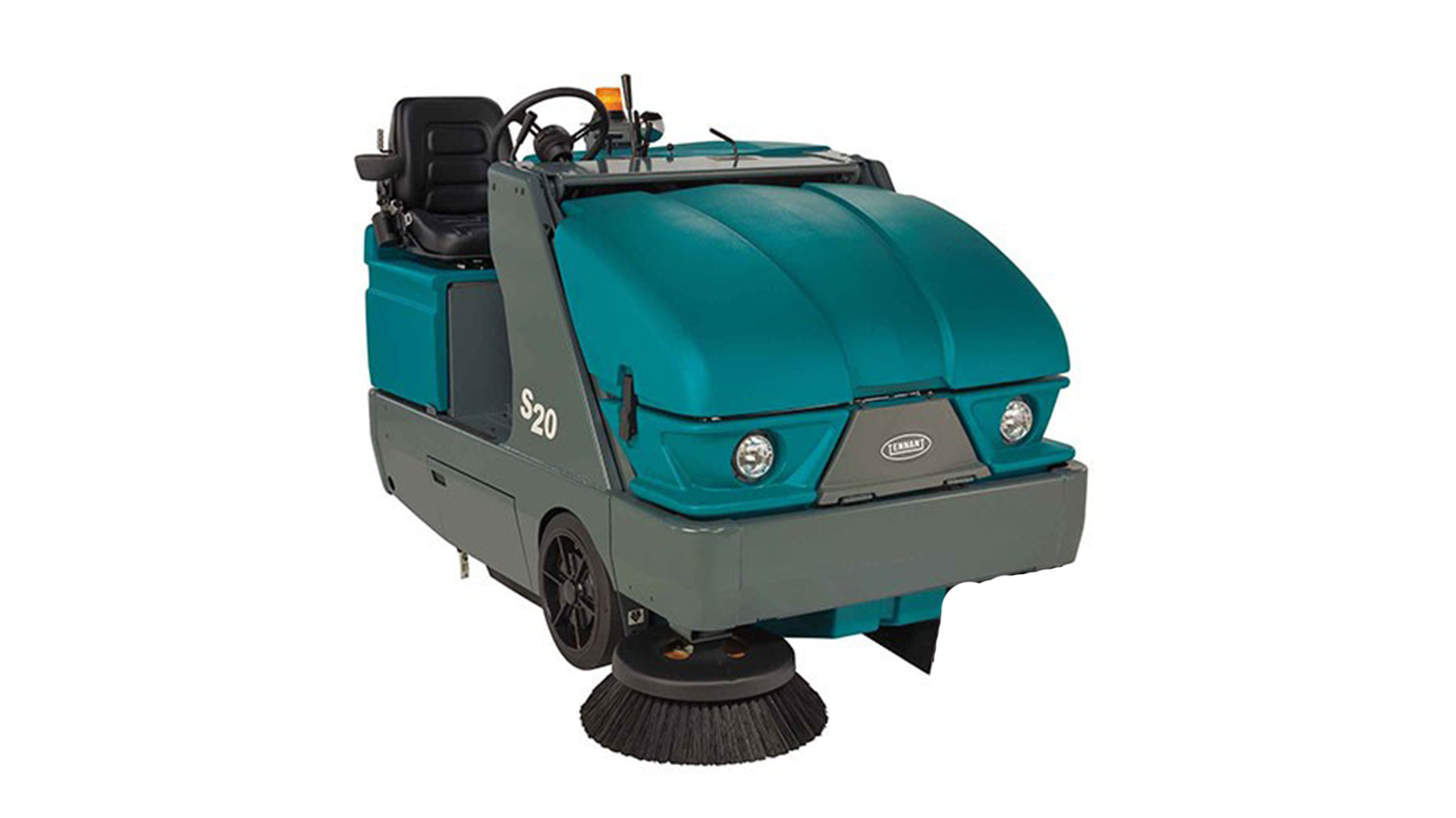 Refurbished | Tennant S20 | Floor Sweeper | 50" | 82 Gallon Hopper | Ride On | Gasoline | 2015