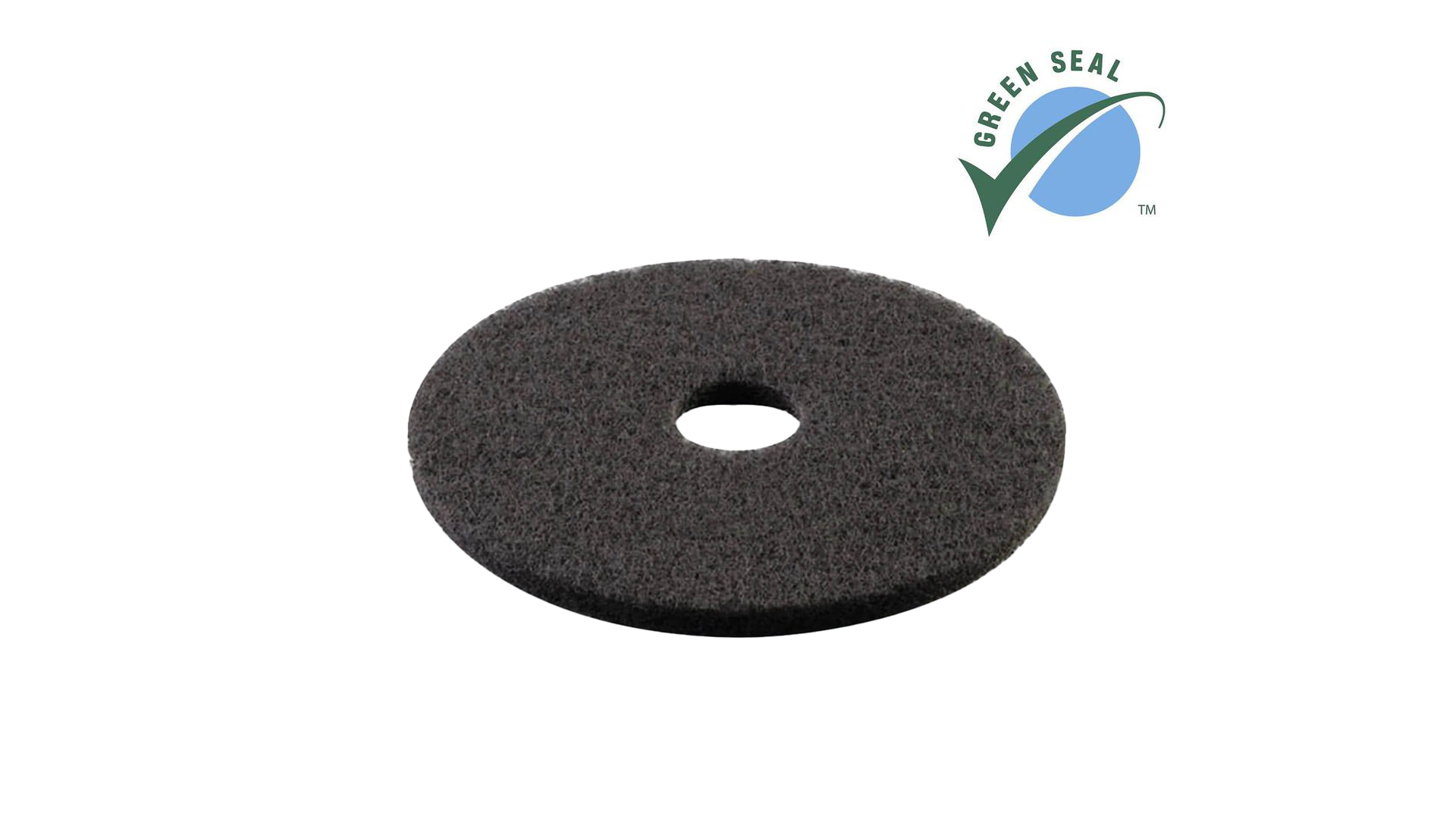 20" Black Floor Stripping Pads, Green Seal Certified- Case of 5 #SS-400120