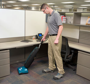 Tennant V-LWU-13B, Upright Vacuum, 13", Single Motor, Battery, HEPA, No Tools, 1 Year Warranty, 1236914