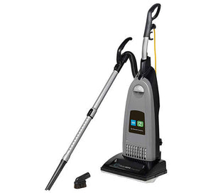 Tennant V-SMU-14 and V-DMU-14, Upright Vacuum, 14.75", Single or Dual Motor, Electric, HEPA, With Tools, 1 Year Warranty