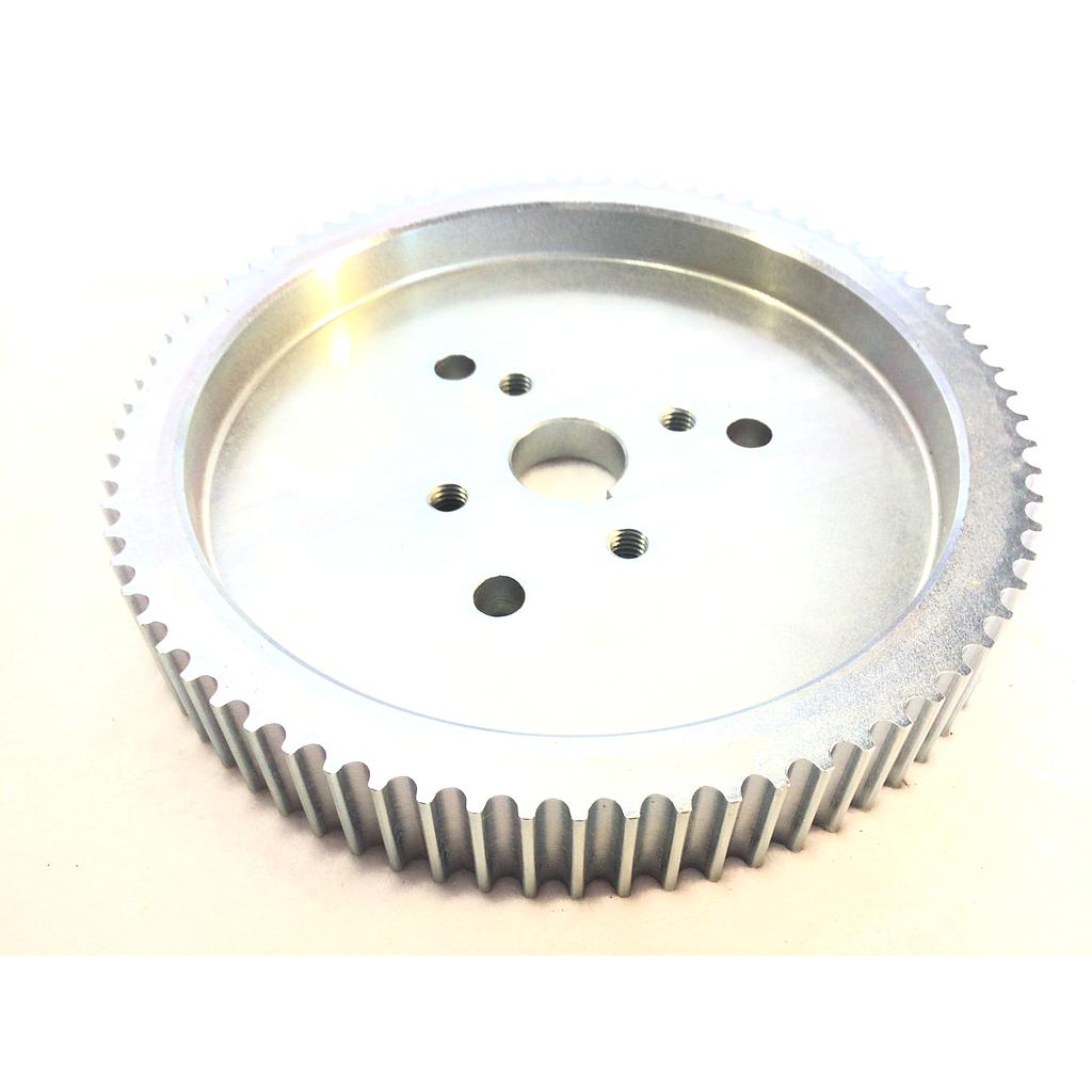 Onyx W6067 7.50" O.d. X 1" I.d. Pulley (cogged Htd-8mm) Mild Steel Zinc OEM Part