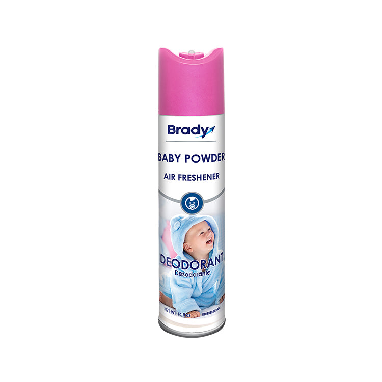 Air Freshener, Baby Powder, 14 oz, 12 per case, VOC Compliant, CI9406