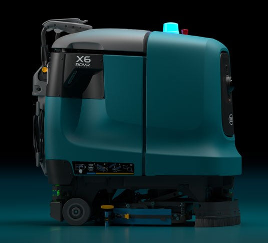 X6ROVR-660-D, Tennant X6 Rovr, Robotic Walk Behind Floor Scrubber, 26", 25 Gallon, Disk, Lithium, 5 Year Software, 3 Year Warranty
