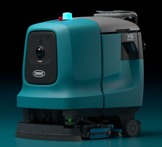 X6ROVR-660-D, Tennant X6 Rovr, Robotic Walk Behind Floor Scrubber, 26", 25 Gallon, Disk, Lithium, 5 Year Software, 3 Year Warranty